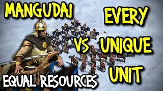 ELITE MANGUDAI vs EVERY UNIQUE UNIT (Equal Resources) | AoE II: Definitive Edition