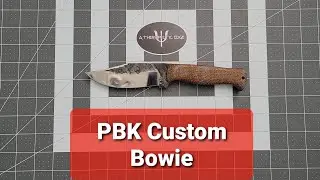 Papa Bear Knives Custom Bowie    #customknife