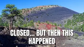 Walnut Canyon Arizona Was Closed&hellip; But This Volcano Was Incredible | Sunset Crater Surprise