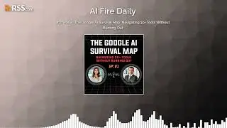 #01 Robin: The Google AI Survival Map: Navigating 30+ Tools Without Burning Out