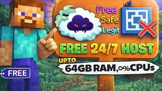 How To Make Free Minecraft Server 24x7 | Free 24/7 Minecraft Hosting