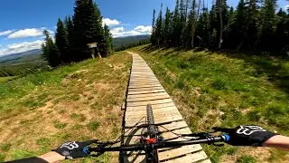 Upper, Middle, & Lower Boulevard at TRESTLE BIKE PARK (Winter Park, CO) | Top to Bottom