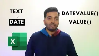 How to Convert Text to Date in Excel | Text to Date using DATEVALUE and VALUE Functions