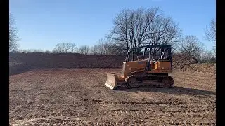The Cat D6 and Case 850H finished the 25yd Shooting Range!