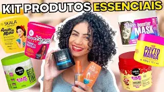 KIT BÁSICO PARA COMEÇAR A CUIDAR DO CABELO CACHEADO ✨ PRECISA DE MUITOS PRODUTOS?