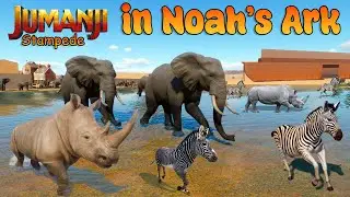 Noah's Ark Animals Race in Planet Zoo All Episodes, Included Lion, Elephant, Giraffe Live Stream #18