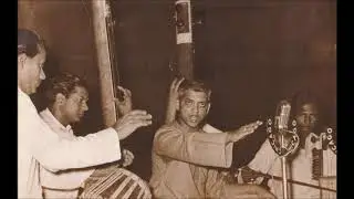 Pandit D V Paluskar, Raag Darbari Kanada, jinake jiyaa meM shreeraama base, live,1952