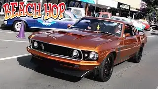 Classics & Muscle Cars street takeover | Beach Hop 2022 - Thursday cruise