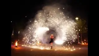 Pyro-Feuershow Furious SPARKLING Flames S.W.A.P. Sabrina Wolfram ART PROJECT