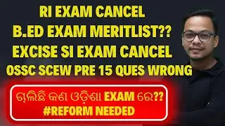 📢 #RICancel | We Demand Fairness! Reforms Needed in Odisha Exam System!
