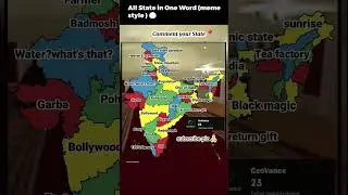 Funny Nickname of  Indian states #state #meme #map #india