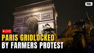 Paris Farmer Protest LIVE: French Farmers Flood Paris With Tractors Protesting EU Trade Deal