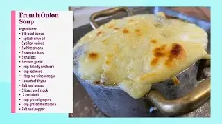 French onion soup with homemade bone broth