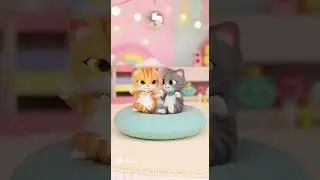 Cute Dancing Cats Animation | Adorable Kittens Groove to the Beat