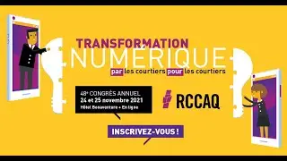 Mathieu Brunet, pr&eacute;sident du RCCAQ - Invitation au Congr&egrave;s 2021
