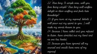 BIBLE NARRATION - PROVERBS 1 - ENGLISH