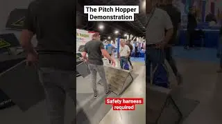 Did you know that The Pitch Hopper has two different sides? #ThePitchHopper #roofing #shorts