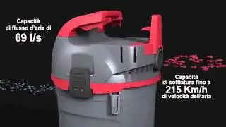 UTILMECCANICA STARMIX NSG UCLEAN 1420-1432-1443-1445 HK-ST ASPIRAPOLVERE INDUSTRIALE