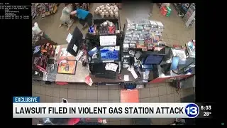 Lawsuit filed in violent gas station attack