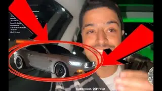LOUD Coringa achou um Mustang acelerando forte 😱 (Cortes da LIVE)