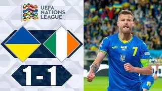 Ukraine vs Republic of Ireland 1-1 | Nations League 2022 GOAL