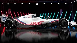 HAAS VF-22 F1 2022 CAR DESIGN UNVEILED. TEAM HAAS F1 VF22 PRESENTATION 2022 F1 VF-22 HAAS F1 2022