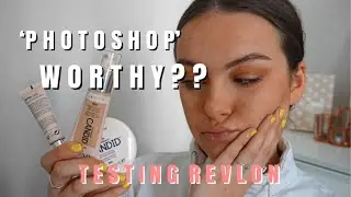 TESTING NEW REVLON BASE PRODUCTS | ames banks