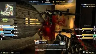 Эйс с M4A4 на карте de_inferno