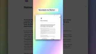 Já testou o modo sugestão no Notion? ✨ #notion #notionapp #notionupdate #organizacaodigital