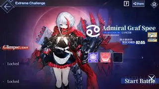 Admiral Graf Spee Incarnation of Cancer Glimpse - Extreme Challenge | Azur Lane