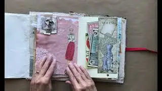 Sewing theme junk journal size 6.5 inches x 9 inches