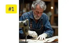 cutting leather gloves by handmade clicker press