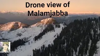 Malamjaba Swat view in winter season