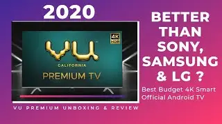 VU Premium 4K Smart TV 2020 Edition | Full In-Depth Review | Hindi