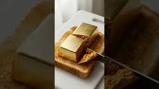 Gold cracks. Biscuit crumbles. Slow, ultra-realistic macro ASMR ✨ #asmr
