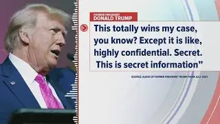 Trump audio obtained by ABC appears to include talks of classified documents