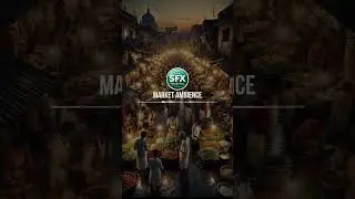 Indian Market Ambience | No Copyright | Sound Effect | #SFXOriginals #liverecorded #sfx #sfxsound