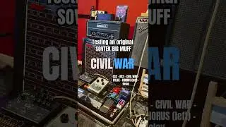 Gilmour&rsquo;s 90s Big Muff | The CIVIL WAR Sovtek V7A | #davidgilmour #gilmoursound #bigmuff