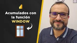 Así se hace para generar acumulados con la función WINDOW