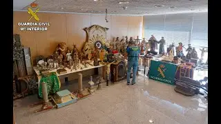 La operaci&oacute;n contra el robo de arte sacro: 153 piezas incautadas, nueve ya identificadas