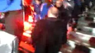 Niort- Brest entr&eacute;e des joueurs
