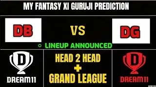 DB vs DG DREAM11 || DG Vs DB DREAM11 Prediction || DB VS DG 21TH ABU DHABI T10 MATCH