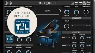 Demo of the Dexibell T2l Piano app for iPadOS