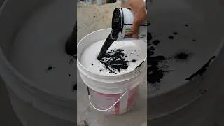 Mixing universal stainer | black grey shade #ytshorts #satisfying