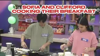 PBB COLLAB | SOFIA AND CLIFFORD COOKING THEIR BREAKFAST