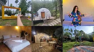 khanabadosh Glamps/Tree houses in new Murree//summer vacation trip vlog#bushrasfudo