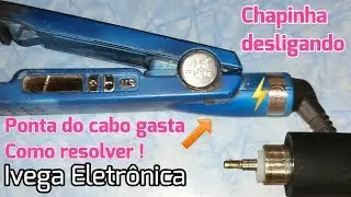 Chapinha Babyliss Pro, desligando, muito simples o conserto