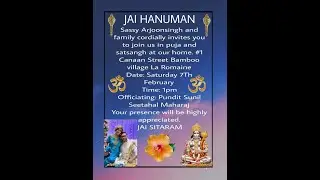 Sassi Arjoonsingh & Family Satsang 2026!!!