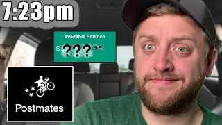 My FIRST DAY Working for POSTMATES Ride Along! - Postmates Delivery Driver Fleet (Can it be good?)