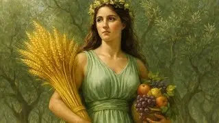 Demeter- Greek Goddess Of The Harvest & Fertility.💚🌾✨